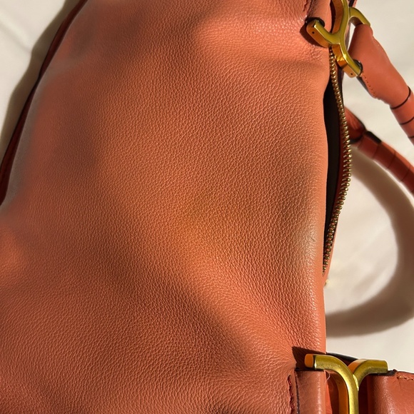 Chloe Medium Marcie Satchel Coral - Picture 15 of 16